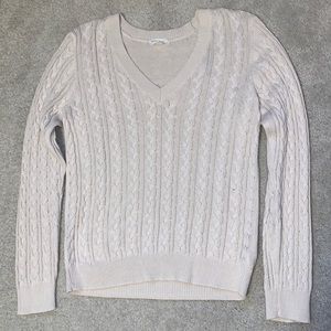 White H&M long sleeve, L
